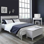 Coffre à couvertures Chester White Ottoman