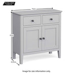 Mini buffet Elgin Grey