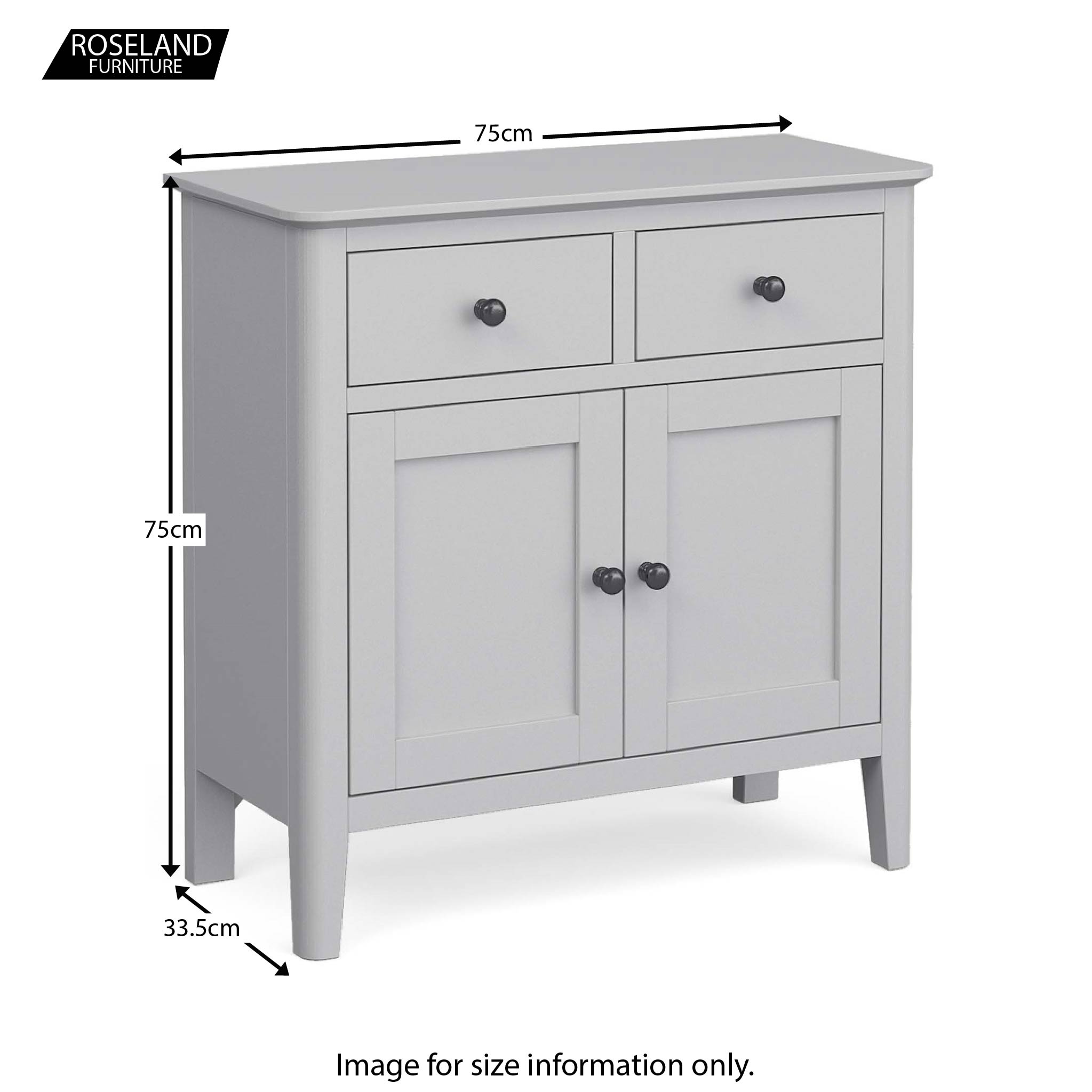 Mini buffet Elgin Grey