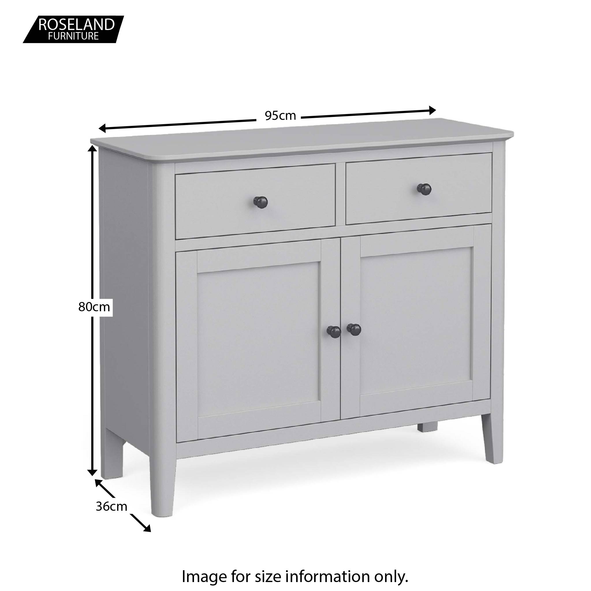 Buffet Elgin Grey petit modèle