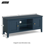 Meuble TV Stirling Blue 120 cm