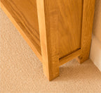 Bibliothèque étroite en chêne Lanner