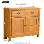 Petit buffet Lanner Oak