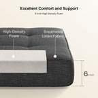 3 in 1 Convertible Flip Chair, Fold Down Chair, Flip Out Lounger Sleeper Bed