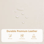 50.3 x 17.50 x 18 Upholstered Rectangular Storage Ottoman-Faux Leather