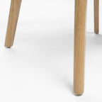 Abrielle Mid-Century Modern Upholstered Rubberwood Dining Chair (Set of 2) by Christopher Knight Home