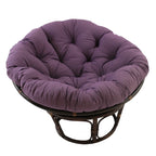 Bali 42-inch Rattan Papasan Chair with Twill Cushion