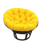 Bali 42-inch Rattan Papasan Chair with Twill Cushion