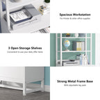 File Cabinet with 2 Drawer, Modern Filing Cabinet Printer Stand with Lock