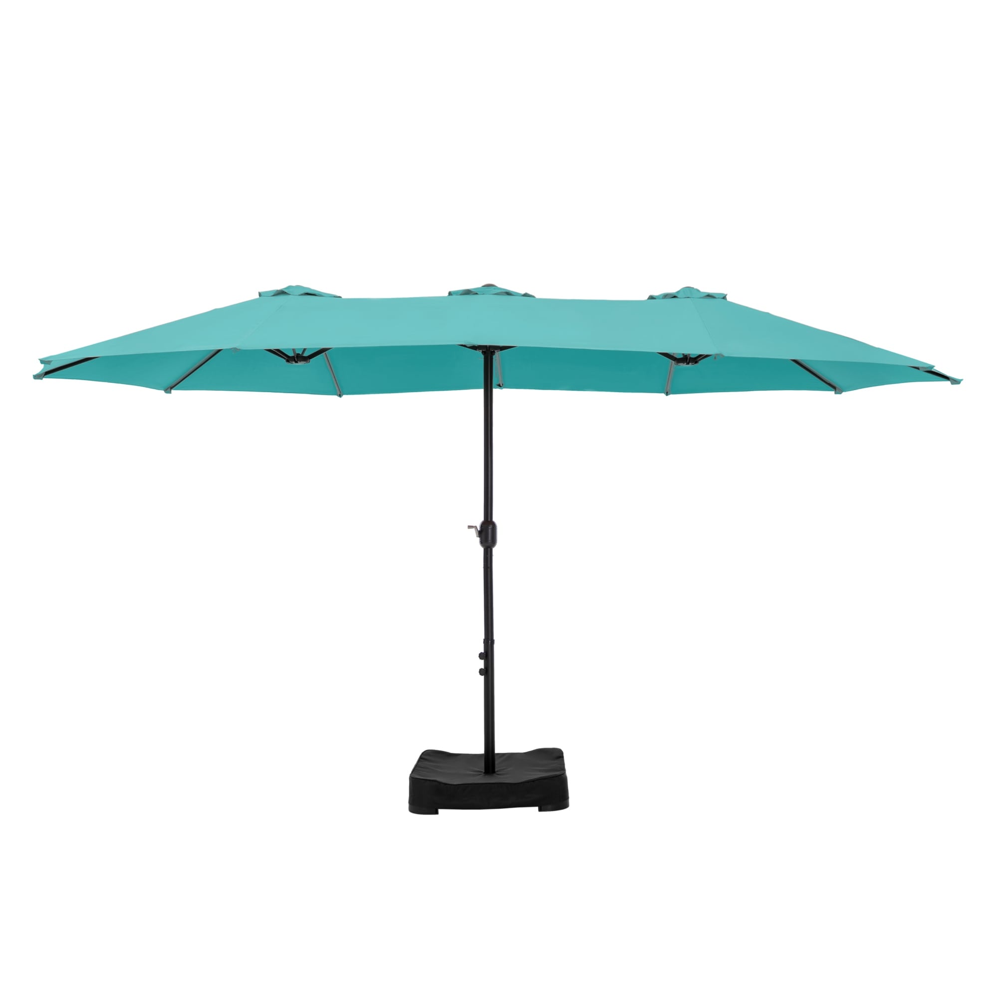 MAISON ARTS 15ft Double-Sided Patio Extra Large Twin Umbrella with Base Included