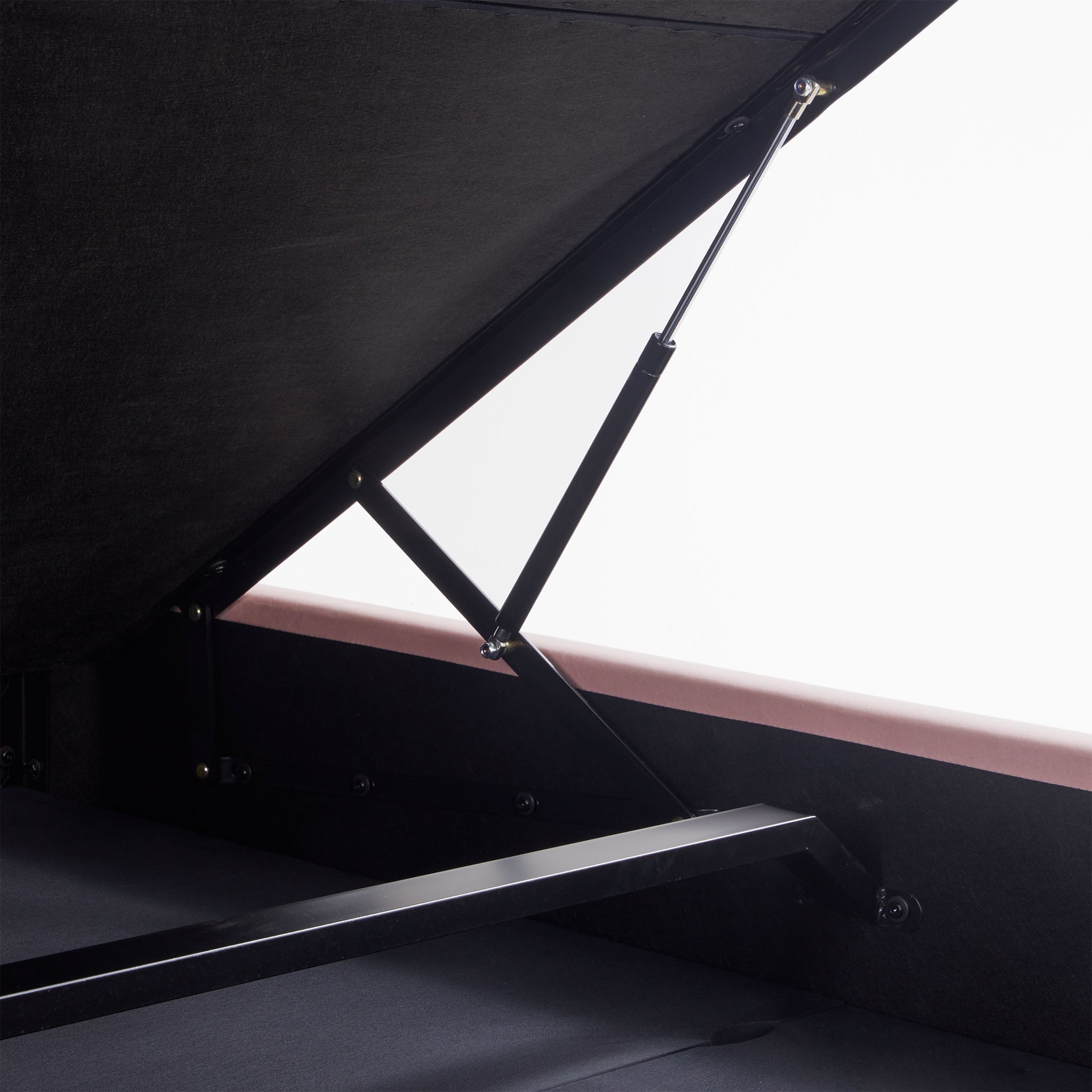 Cadre de lit coffre ottoman Francis Premier Velvet