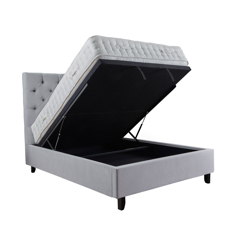 Cadre de lit coffre ottoman Francis Premier Velvet