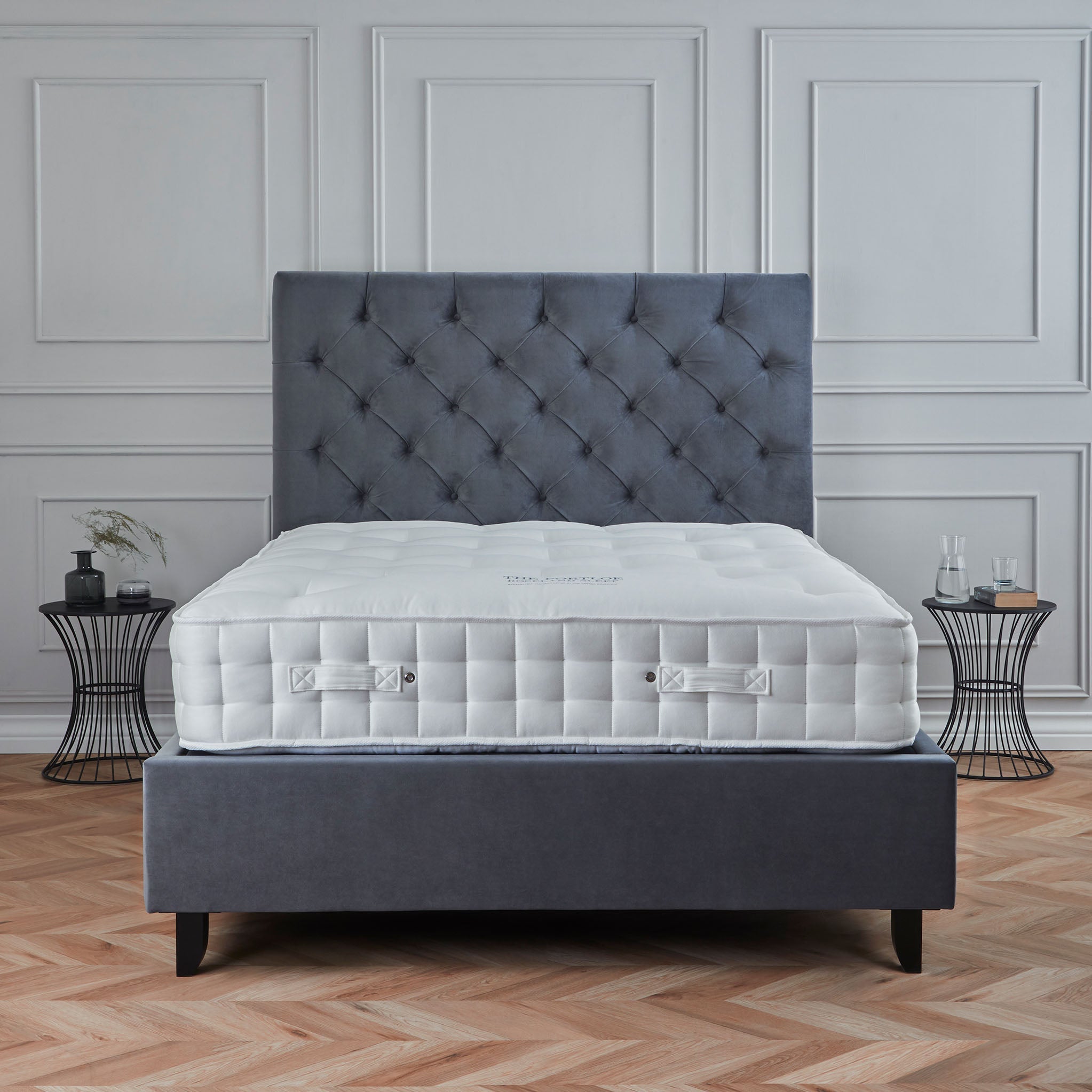 Cadre de lit coffre ottoman Francis Premier Velvet