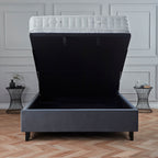 Cadre de lit coffre ottoman Francis Premier Velvet