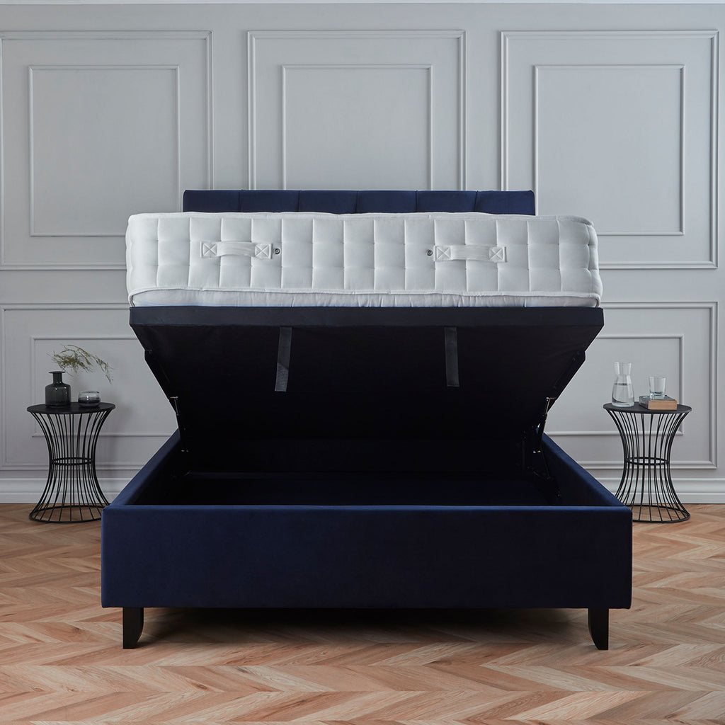Cadre de lit coffre ottoman Francis Premier Velvet