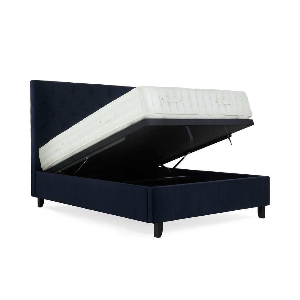 Cadre de lit coffre ottoman Francis Premier Velvet