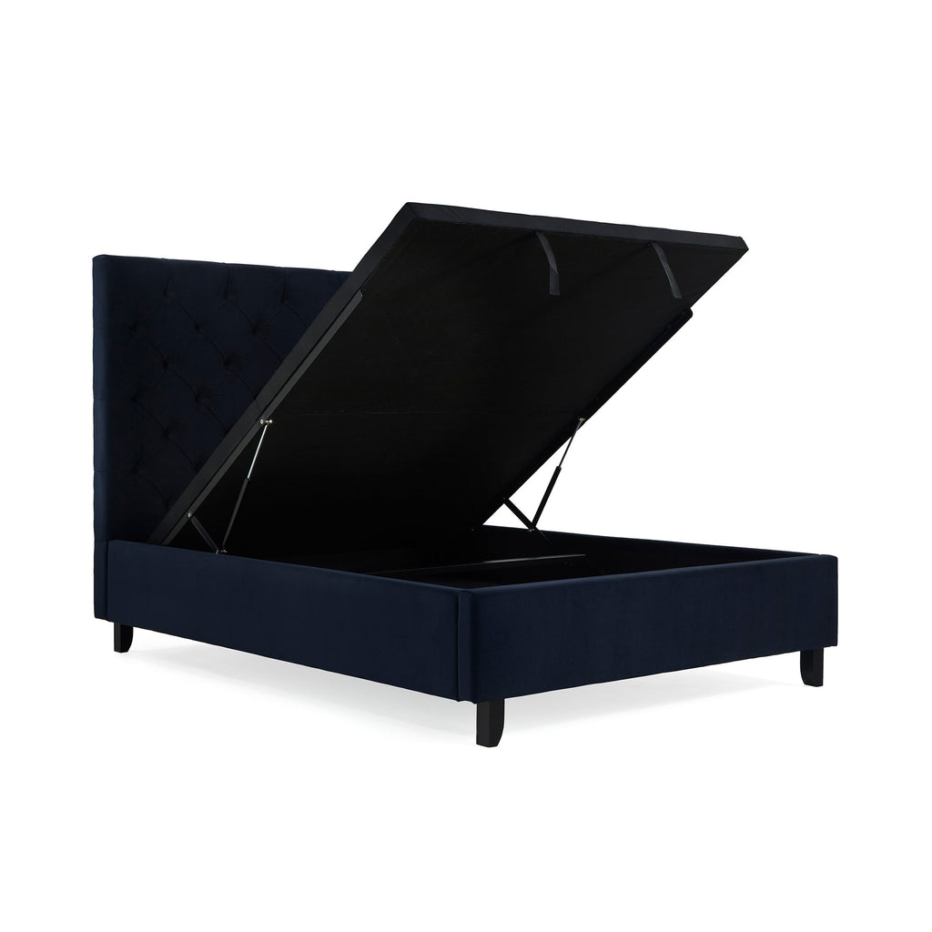 Cadre de lit coffre ottoman Francis Premier Velvet