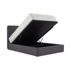 Cadre de lit coffre ottoman rembourré Sofie Premier