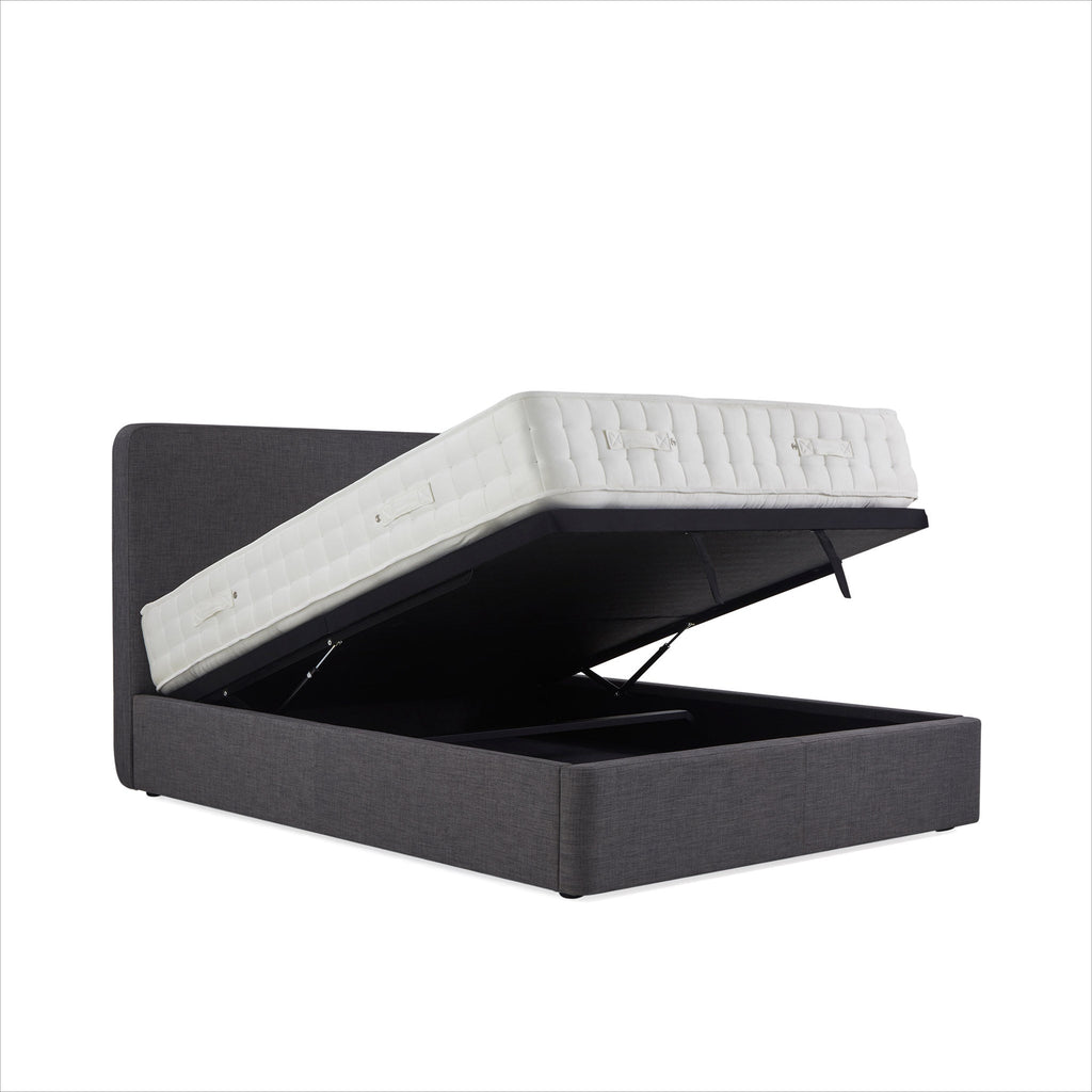 Cadre de lit coffre ottoman rembourré Sofie Premier