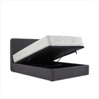 Cadre de lit coffre ottoman rembourré Sofie Premier