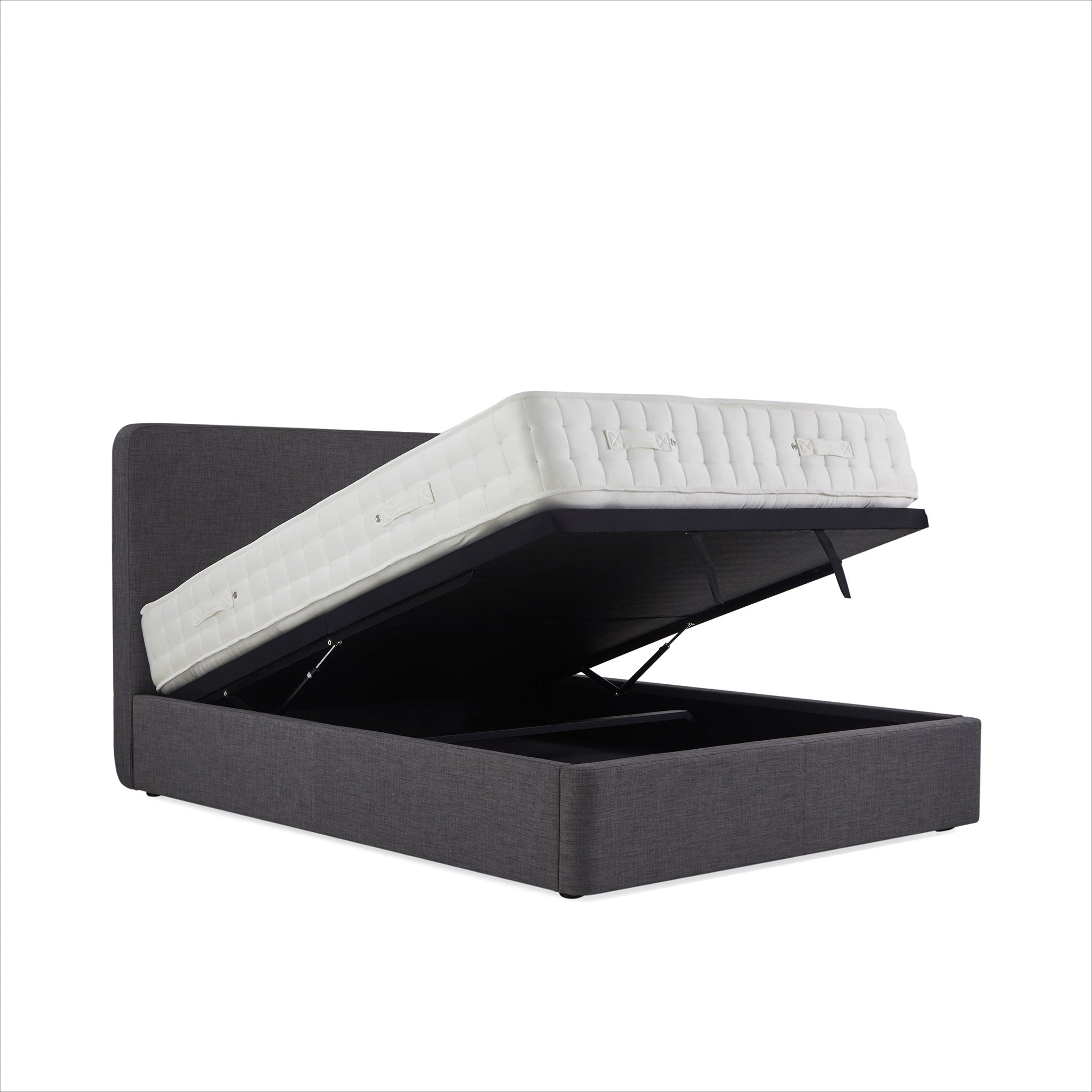 Cadre de lit coffre ottoman rembourré Sofie Premier