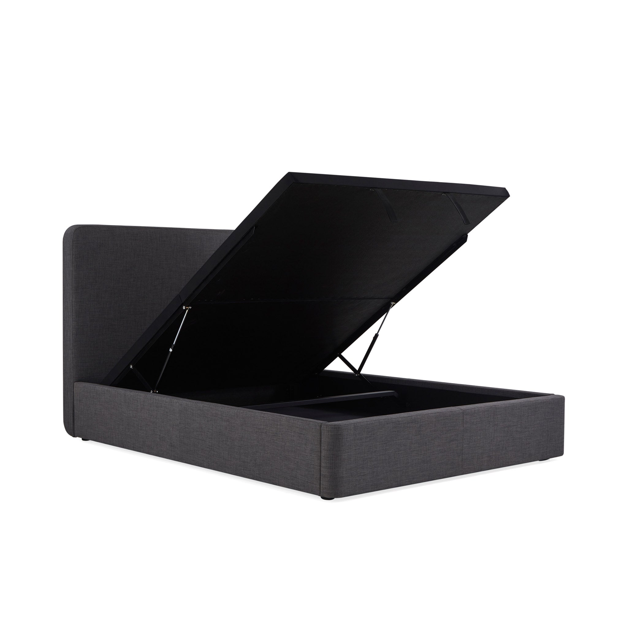 Cadre de lit coffre ottoman rembourré Sofie Premier