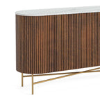 Buffet cannelé Milo Mangue et Marbre