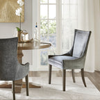 Madison Park Signature Ultra Upholstered Dining Side Chairs With Wood Legs (Set of 2) - N/A