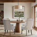 Madison Park Signature Ultra Upholstered Dining Side Chairs With Wood Legs (Set of 2) - N/A