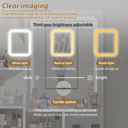 Makeup Vanity Set Table With LED Light &Mirror & Stool