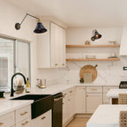 Malryn Set of 2 Modern Adjustable Swing Arm Lights Plug-in/Hardwired Wall Sconces