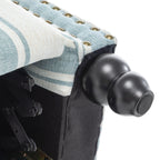 Manual Pushback Recliner Chairs with Nailhead Trim