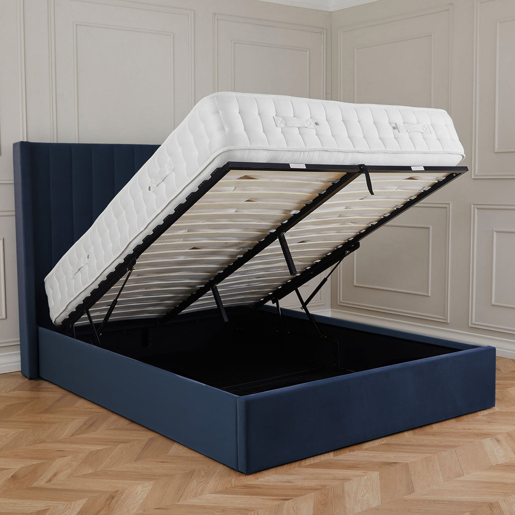 Cadre de lit en velours Maude