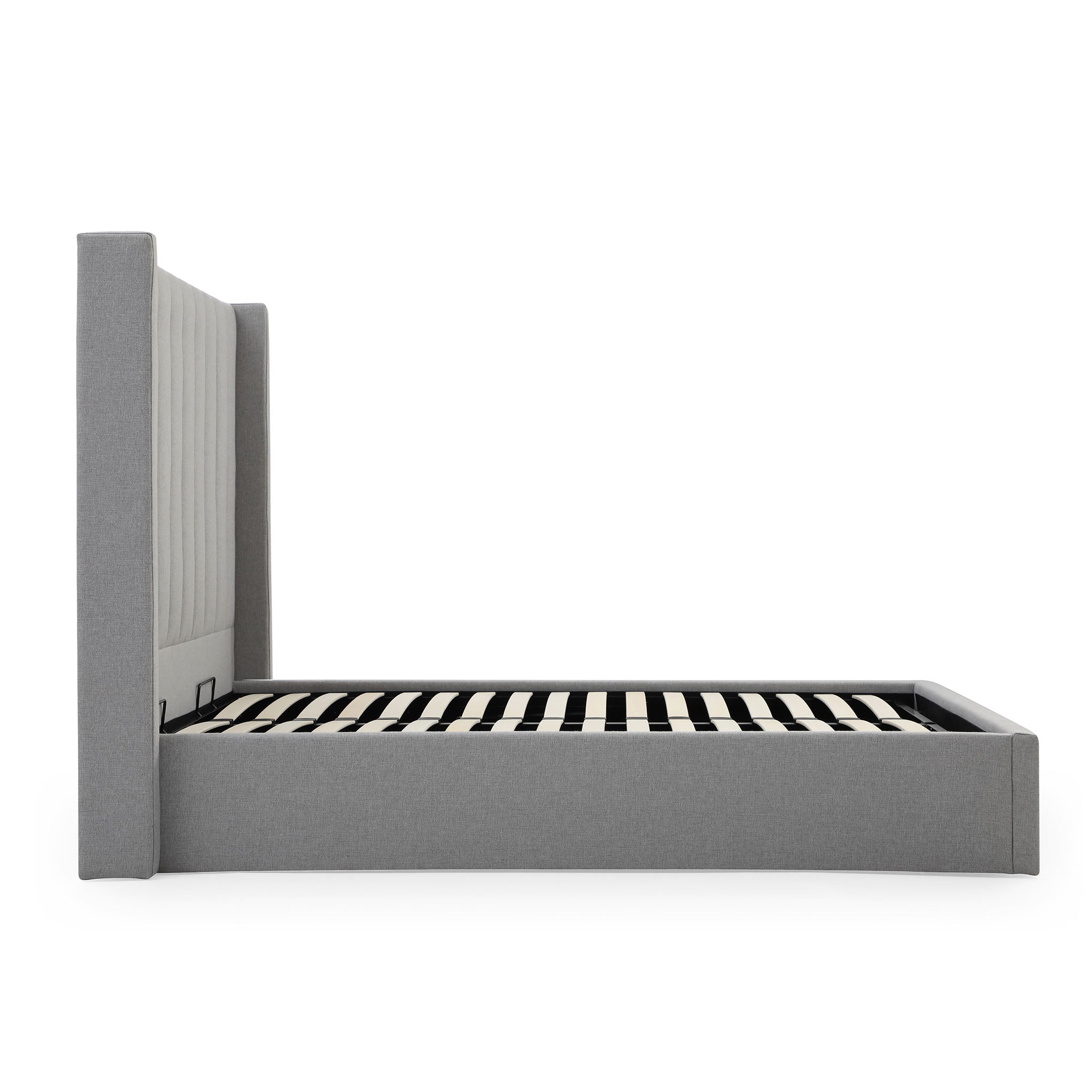 Cadre de lit Maude en fausse laine