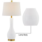 28.5 Ceramic Table Lamp Set with USB (Set of 2)