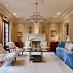 Farmhouse Retro Tree Branch Crystal Chandelier Candle-Style Pendant Light