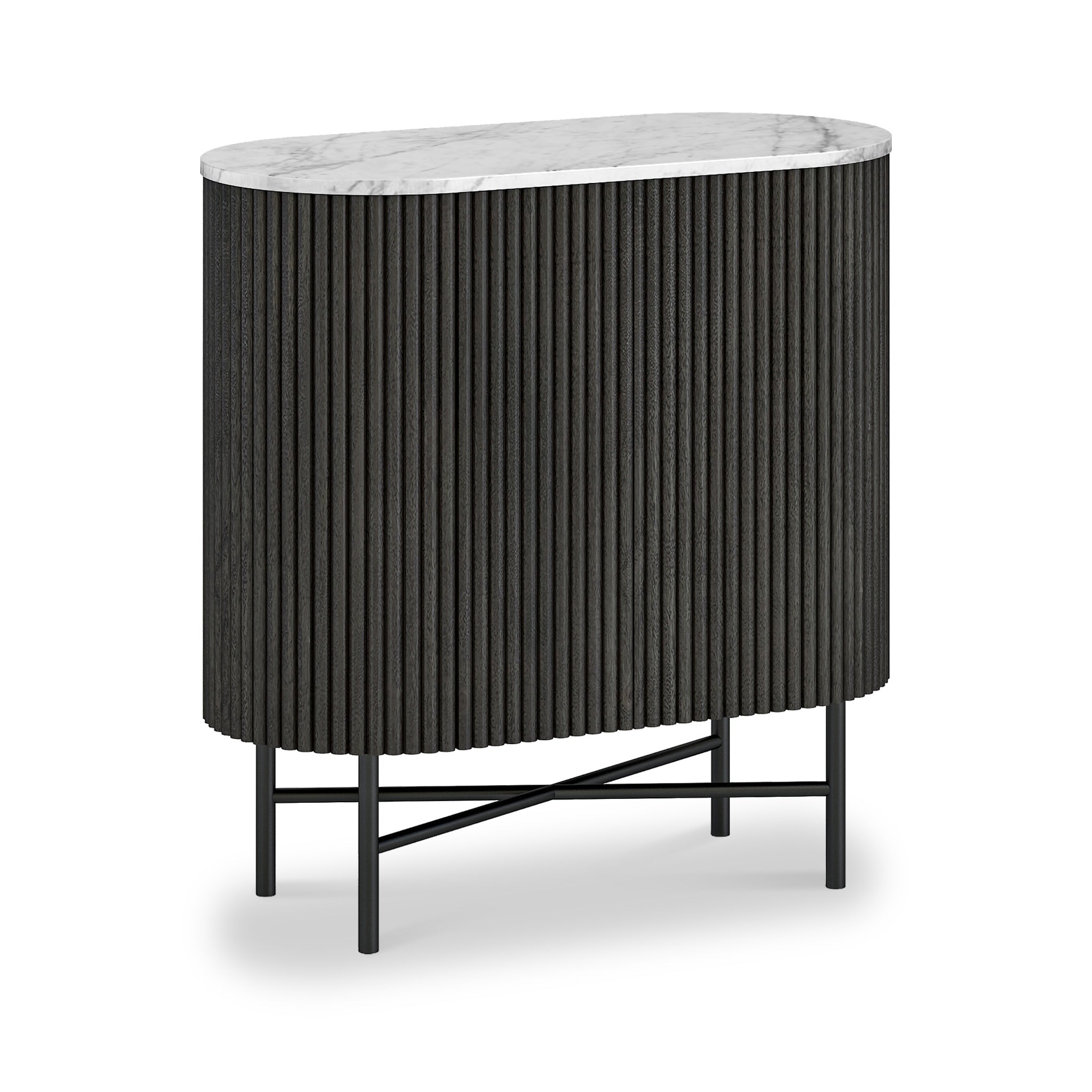 Buffet miniature Milo Mangue et Marbre cannelé