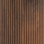 Meuble TV large Milo Mango &amp; Marble cannelé