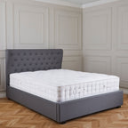 Cadre de lit coffre ottoman Richmond en faux lin