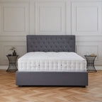 Cadre de lit coffre ottoman Richmond en faux lin
