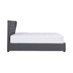 Cadre de lit coffre ottoman Richmond en faux lin