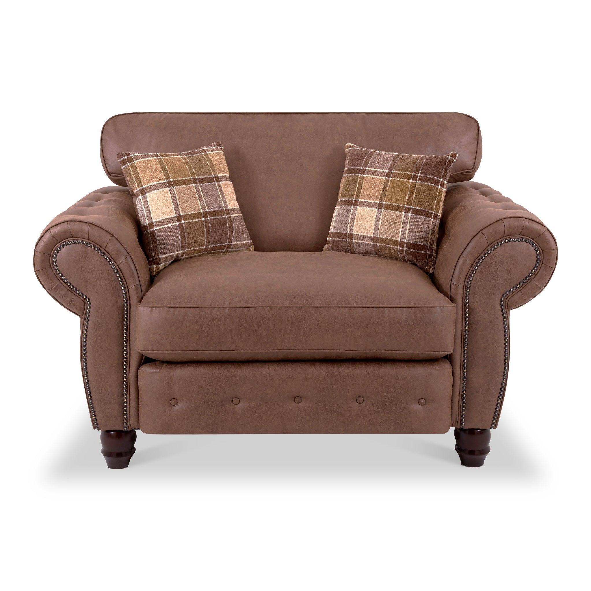 Fauteuil douillet Ashford en similicuir