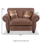 Fauteuil douillet Ashford en similicuir