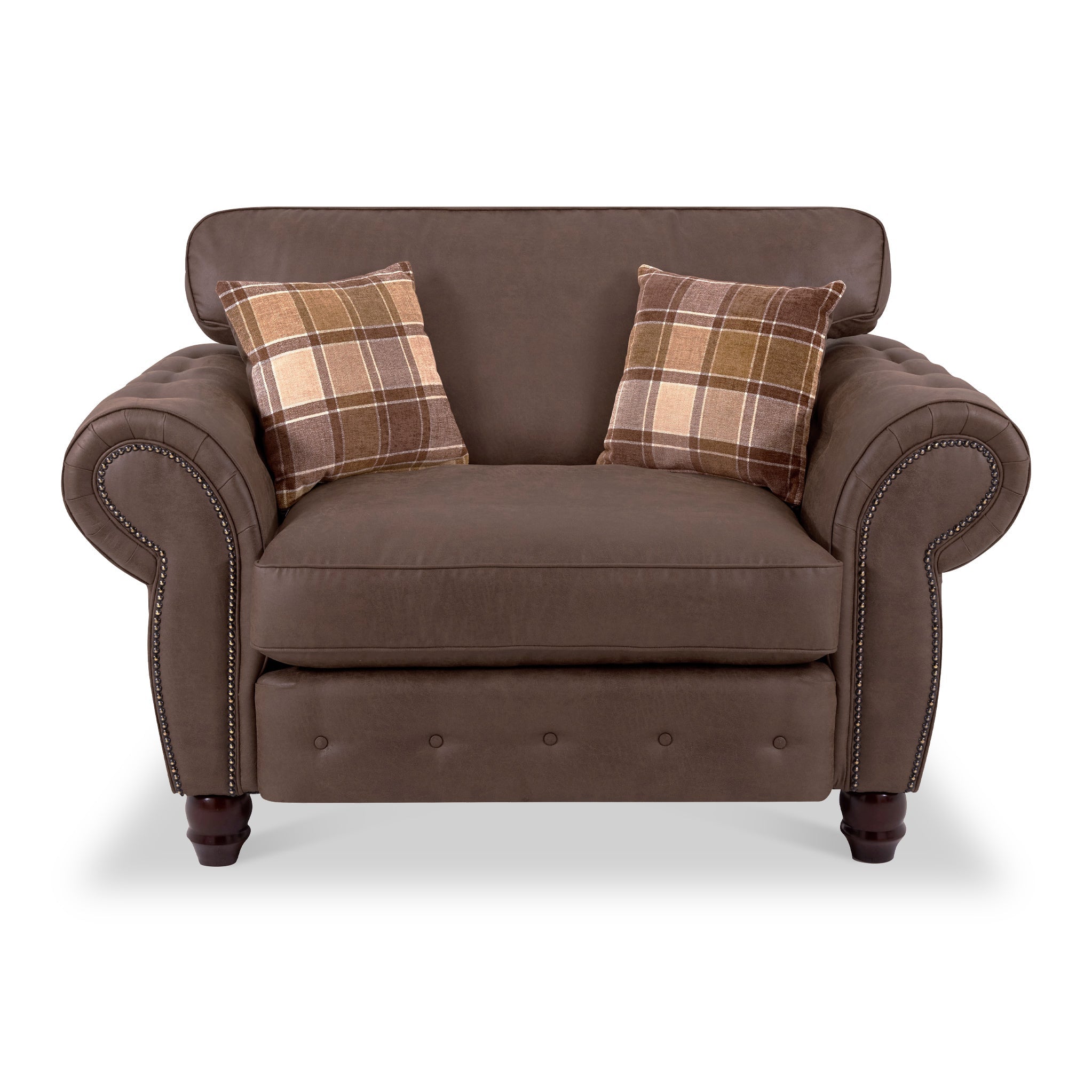 Fauteuil douillet Ashford en similicuir