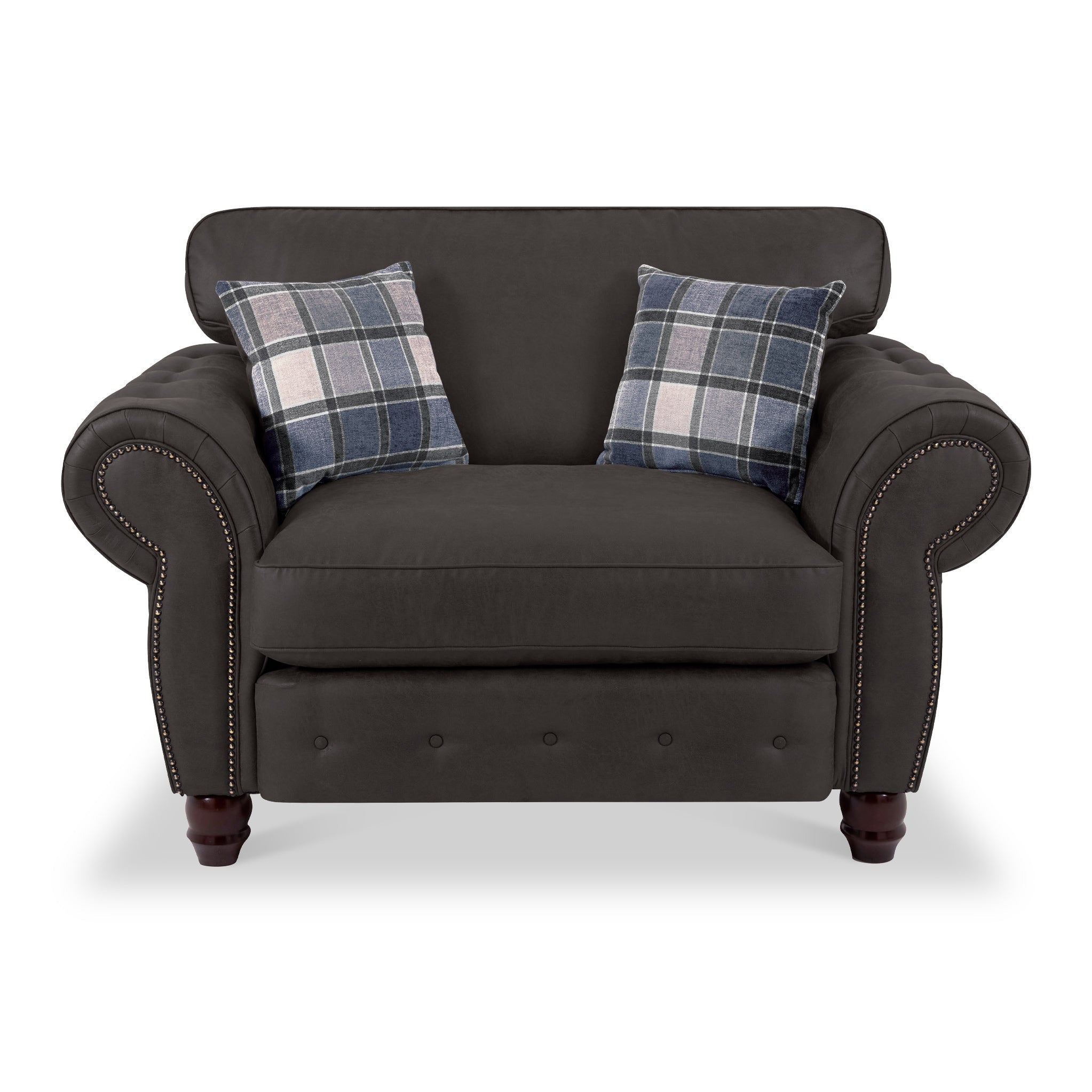 Fauteuil douillet Ashford en similicuir