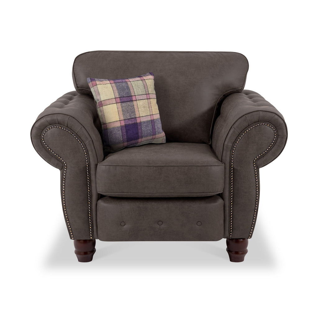 Fauteuil club Ashford en similicuir