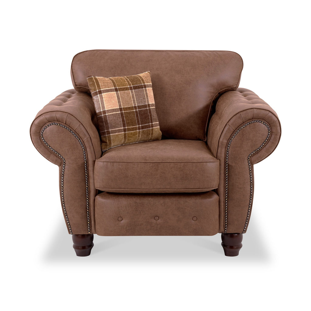Fauteuil club Ashford en similicuir