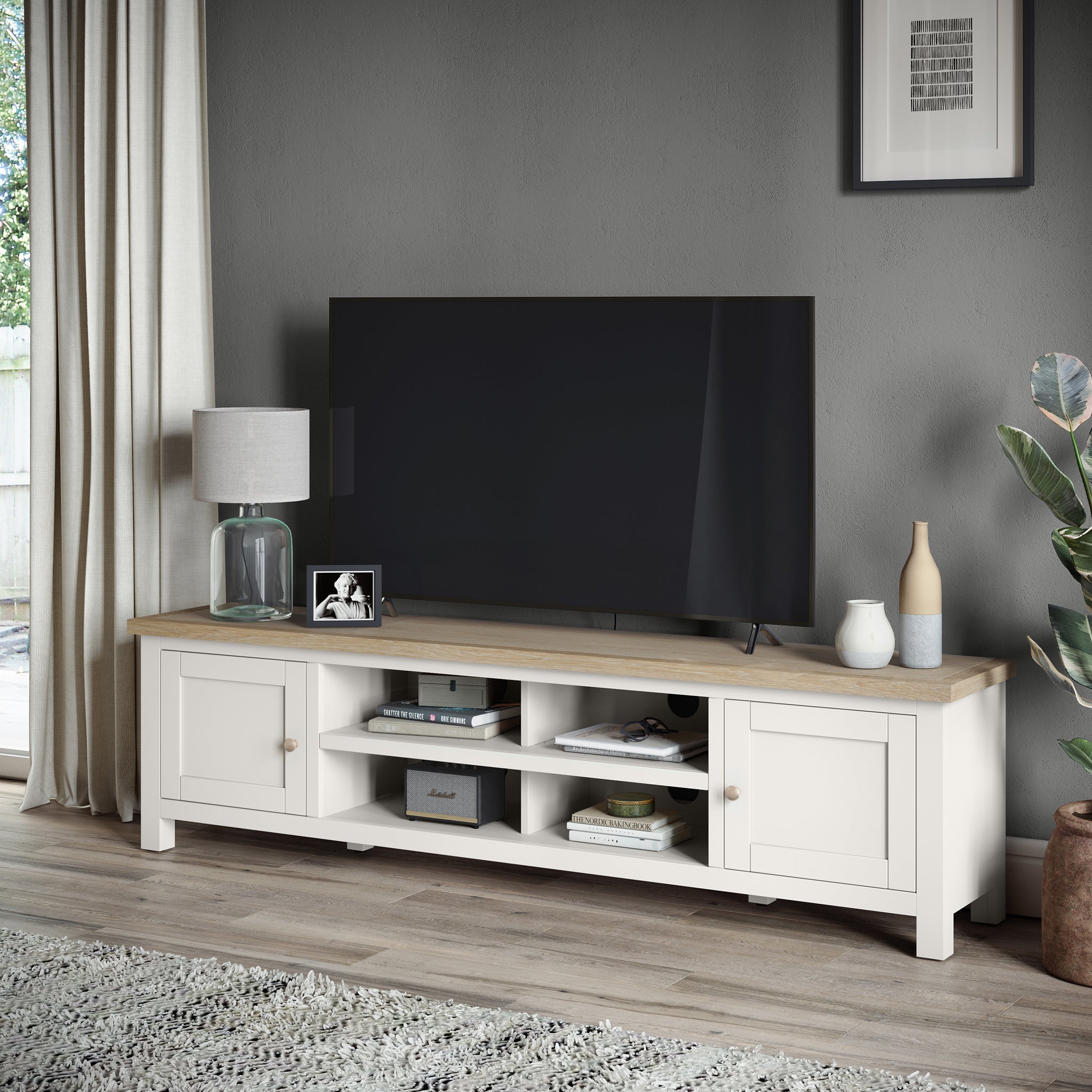 Meuble TV extra large Farrow 180 cm