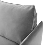 Canapé-lit d'angle en velours Thalia