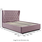 Cadre de lit coffre Richmond Velvet